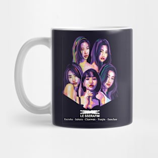 Le sserafim all member Mug